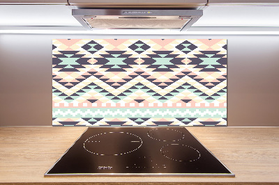 Glass splashback Ethnic background