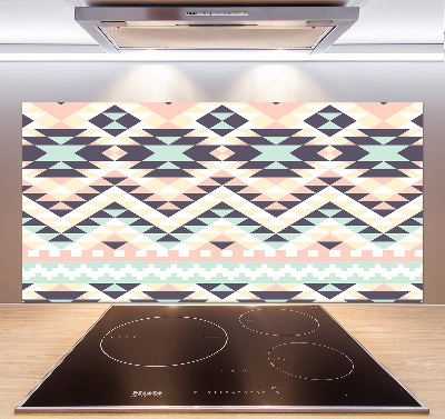 Glass splashback Ethnic background