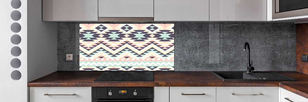 Glass splashback Ethnic background