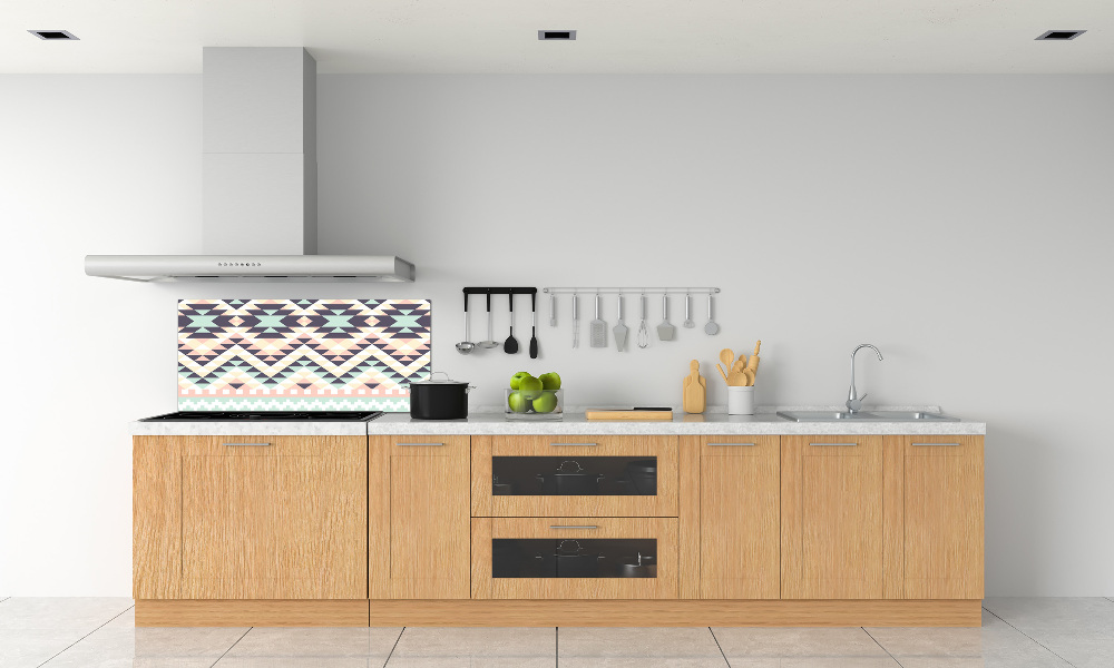 Glass splashback Ethnic background