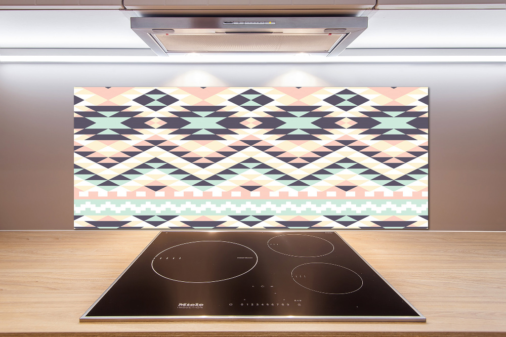 Glass splashback Ethnic background