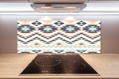 Glass splashback Ethnic background