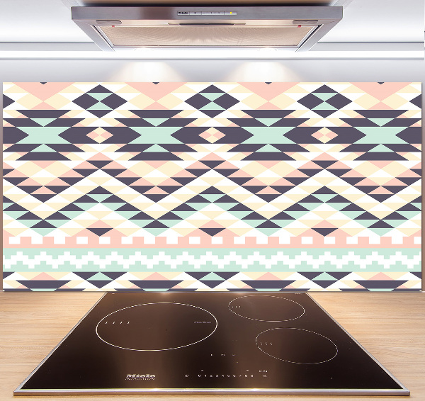 Glass splashback Ethnic background