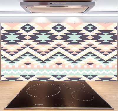 Glass splashback Ethnic background