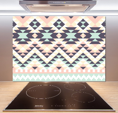 Glass splashback Ethnic background