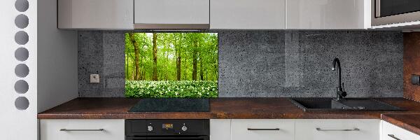 Cooker splashback Flowers in the forest