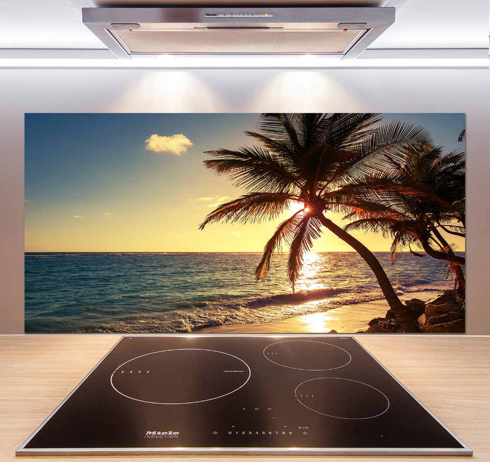 Cooker splashback Tropical beach