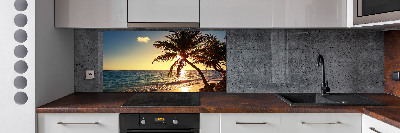 Cooker splashback Tropical beach