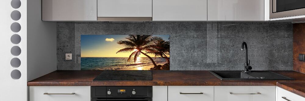 Cooker splashback Tropical beach