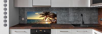 Cooker splashback Tropical beach