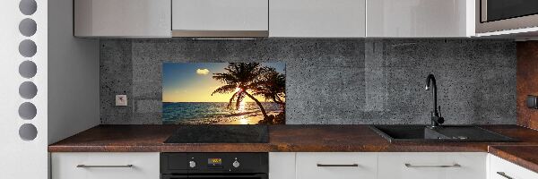 Cooker splashback Tropical beach