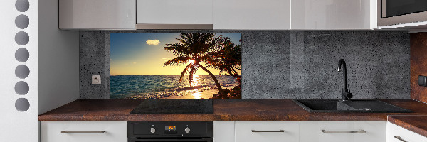 Cooker splashback Tropical beach