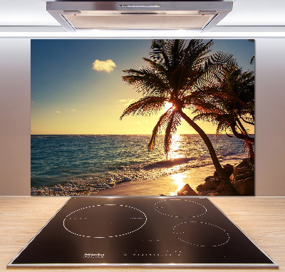 Cooker splashback Tropical beach