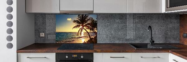 Cooker splashback Tropical beach