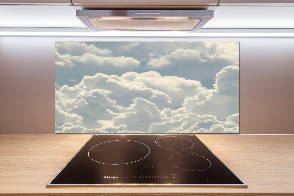 Cooker splashback Clouds