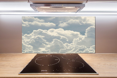 Cooker splashback Clouds