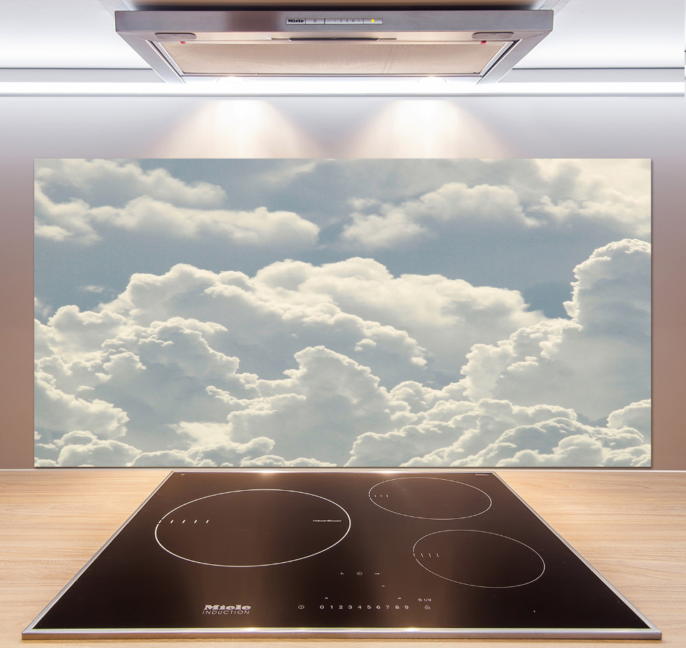 Cooker splashback Clouds