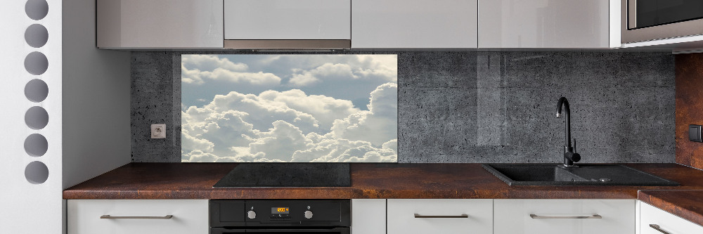 Cooker splashback Clouds