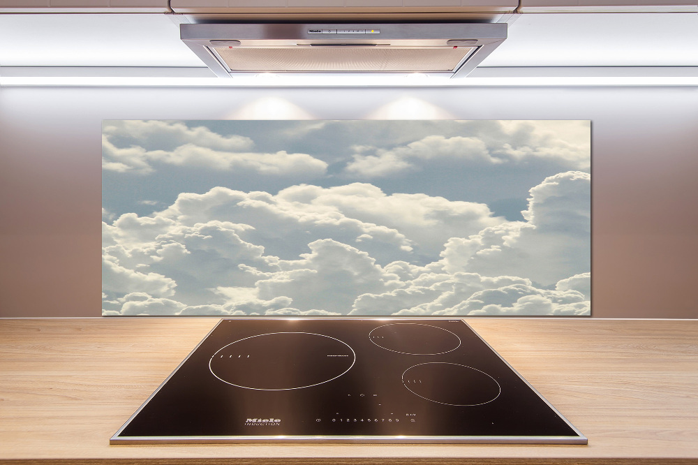 Cooker splashback Clouds