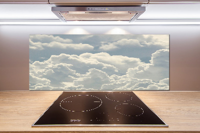 Cooker splashback Clouds