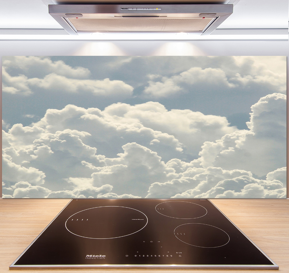 Cooker splashback Clouds