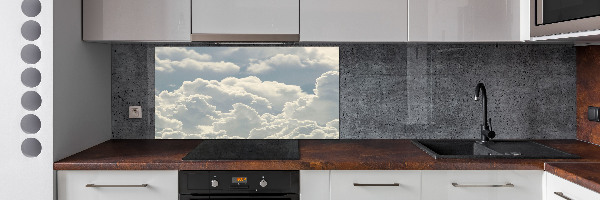 Cooker splashback Clouds