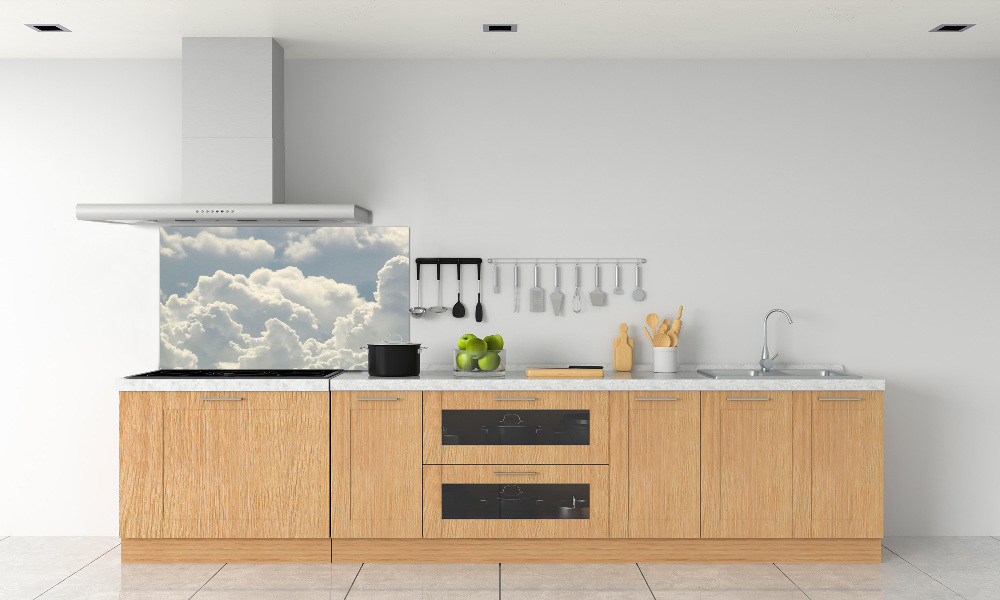 Cooker splashback Clouds