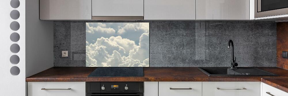 Cooker splashback Clouds