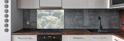 Cooker splashback Clouds