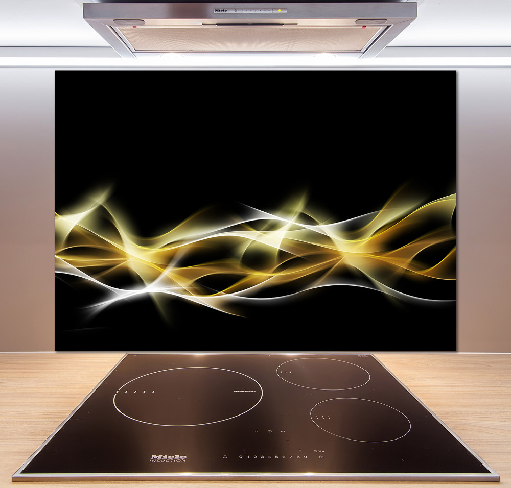 Cooker splashback Light abstraction