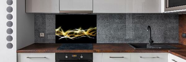 Cooker splashback Light abstraction