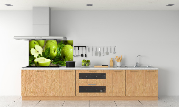 Cooker splashback Green apples