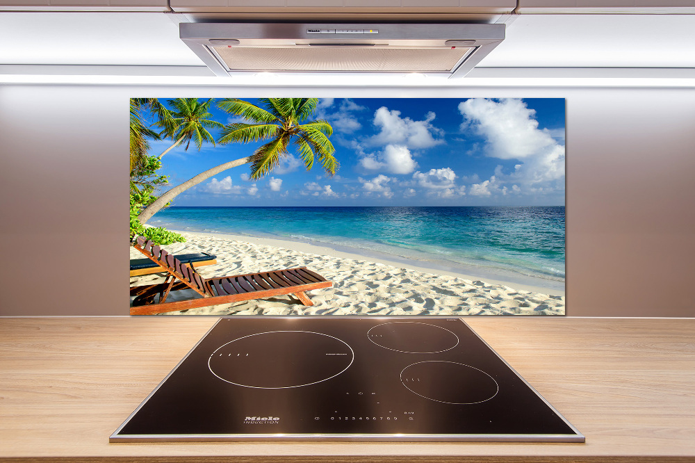 Cooker splashback Tropical beach