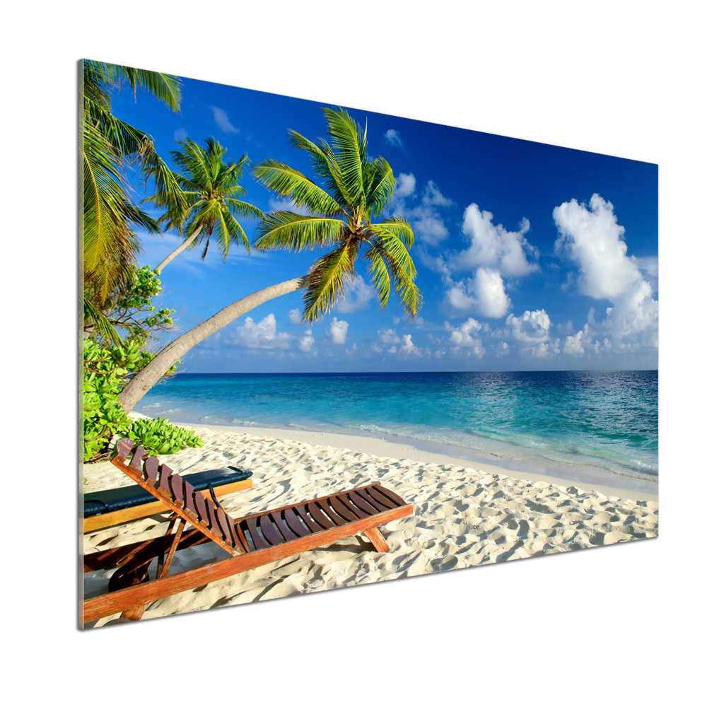 Cooker splashback Tropical beach