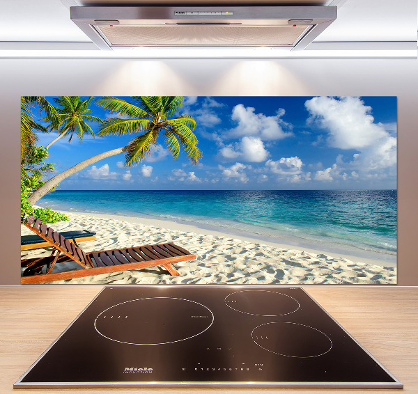 Cooker splashback Tropical beach