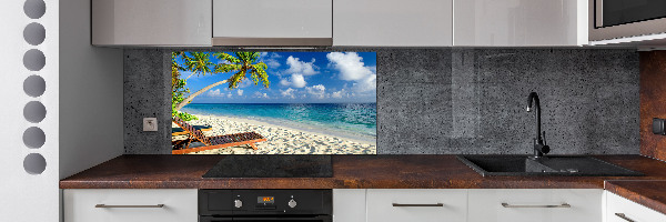 Cooker splashback Tropical beach