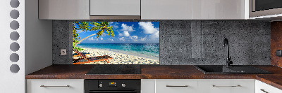 Cooker splashback Tropical beach