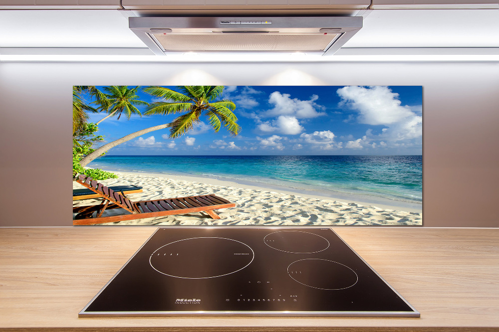 Cooker splashback Tropical beach