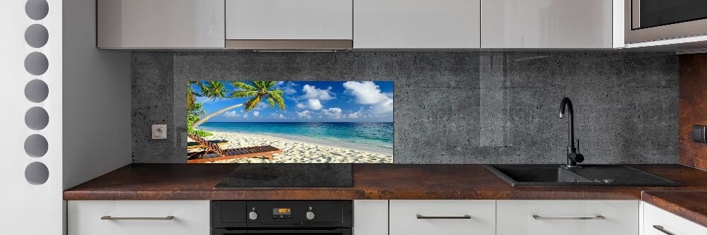 Cooker splashback Tropical beach