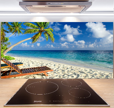 Cooker splashback Tropical beach