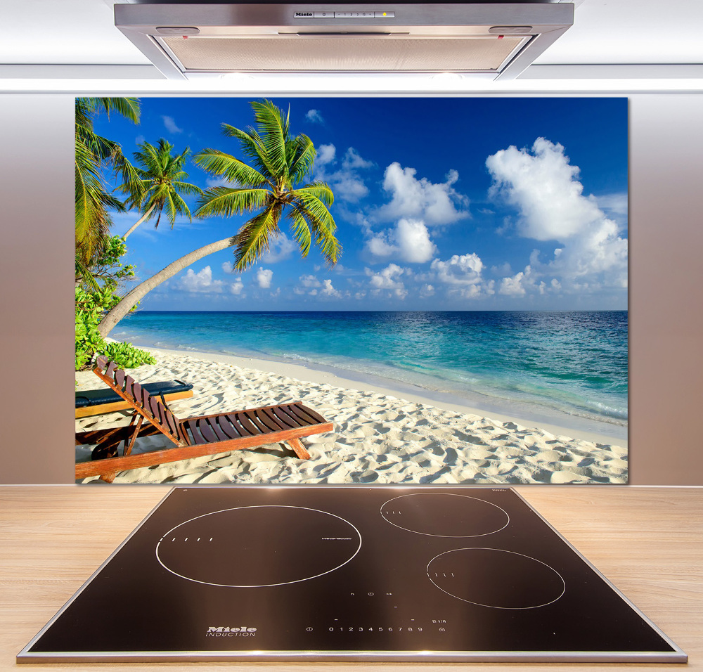 Cooker splashback Tropical beach