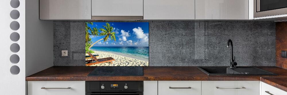 Cooker splashback Tropical beach