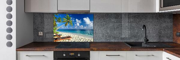 Cooker splashback Tropical beach