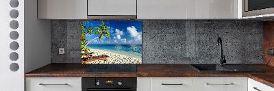 Cooker splashback Tropical beach