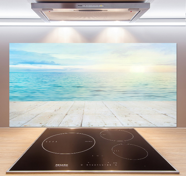 Cooker splashback Sea