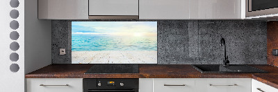 Cooker splashback Sea