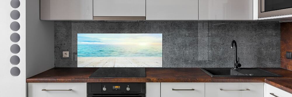 Cooker splashback Sea