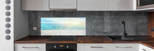 Cooker splashback Sea