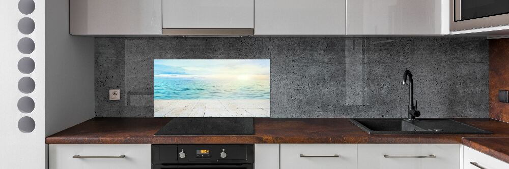 Cooker splashback Sea