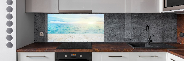 Cooker splashback Sea